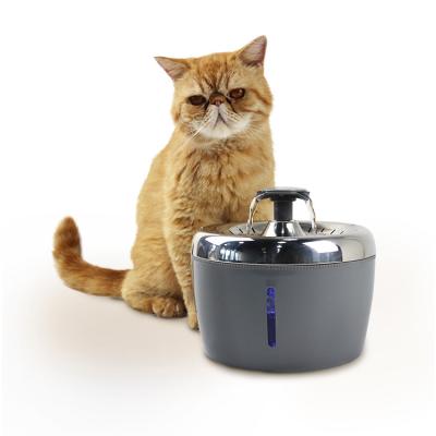 China Manufacturer Newest Stainless Steel Drinker Fountain Pet Water Dispenser Bowl Cat Water Fountain Sustainable Apple Water Fountain for sale