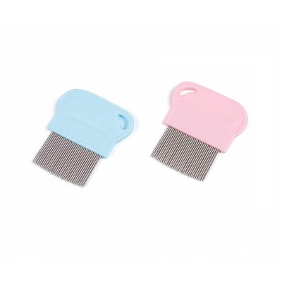 China Good Selling High Quality Customizable Stored Logo Pet Grooming Kits Tool Hair Cleaner Throwing Brush Flea Comb for sale