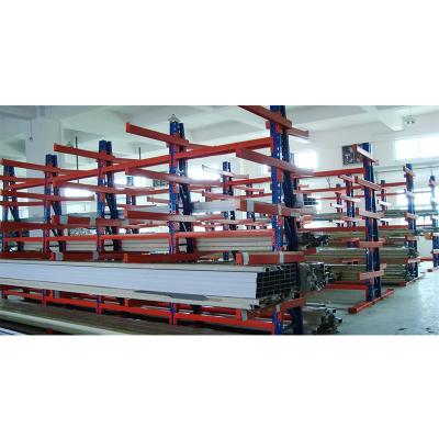 Китай Corrosion Protection Hardware Racking System Warehouse Welded Frame Or Bubble Film Heavy Duty Cantilever Wrapping Racking продается