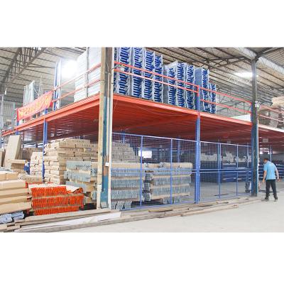 China High Quality Esd Protection Warehouse Racking System Multi Floor Industrial Mezzanine Shelves Mezzanine Storage for sale