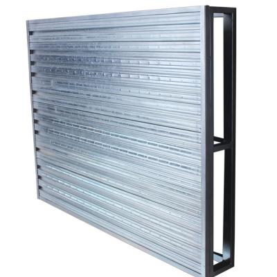 China Double Faced Selective Power Coat Iron Metal Custom Pallets Warehouse Steel Pallet for sale