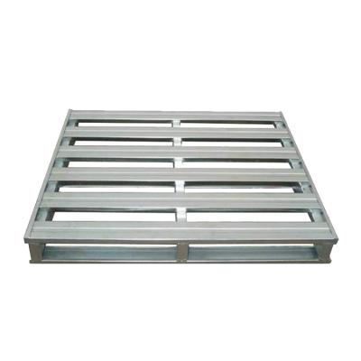 China Factory Direct Industry Warehouse Double Sided Stackable Steel Pallet With Power Coat for sale