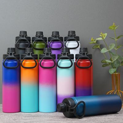 China 2022 New Products 18oz 22oz 32oz Hot PORTABLE Double Wall Stainless Steel Vacuum Sports Flask Insulated Water Bottle With BPA Free Lid for sale