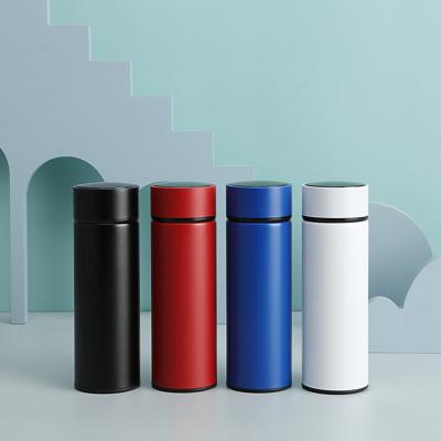 China 2022 hot sales PORTABLE 350ml vacuum insulated stainless steel water bottles cup coffee mug thermos flask with temperature for sale