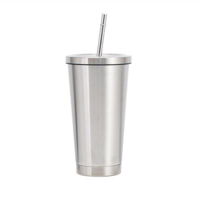 China Amazon 2020 Hot Selling Disposable Stainless Steel Double Wall Tumbler With Lids And Straw Customized Wholesale Tumbler for sale