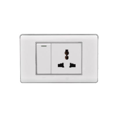 China Easy Installation Sell Well New American Standard Type 13a 16a Wall Switch And Socket With 2pin Duplex for sale