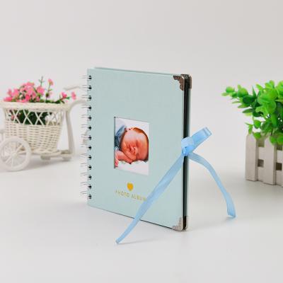 China Wedding. Present. Wholesale Fashion Handmade Corner Guard Simple Bow DIY Student Scrapbook Baby Keepsake Album for sale