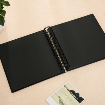 China Eco-friendly hand-made 8 inch 10 inch 12 inch black and white gray three-color student album creative hand account DIY wedding album for sale