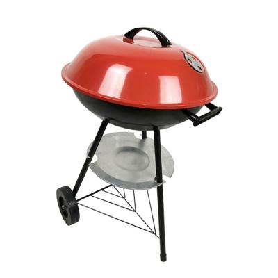 China Easily Assembled BBQ Charcoal Grills With Two Wheels And Easily Handle Portable Outdoor BBQ Grill Charcoal Grill Outdoor Grill for sale