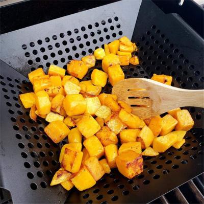 China High Quality Black Outer Dish Easily Cleaned Non-Stick Stainless Steel Food Grade Barbecue Grill Bakeware for sale