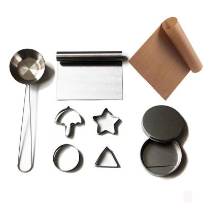 China Amazon TV Series Sustainable Hot Selling Sugar Candy Biscuit Mold Dalgona Korean Candy Making Tool Kit for sale