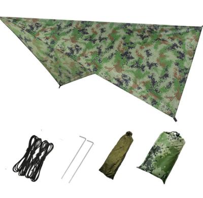 China Durable Green Outdoor Sunshade Waterproof UV Shelter Tents Rain Fly Tarp Ultralight Camping Tent for sale