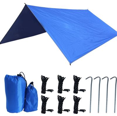 China Durable Wholesale Custom Outdoor Tent Tarp Waterproof Camping Fly Rain Tarp Tent Outdoor Camping for sale