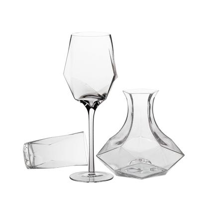 China Can Be Customized Promotional Clear Tumbler Crystal Glassware White Wine Cup Drinking Glass for sale