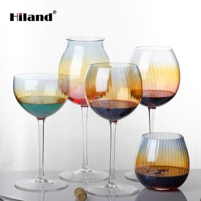 China Can be low price juice water glass vintage wine cup goblet custom transparent wedding wine glass for sale