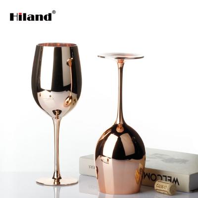 China Can be customized new product fashion retro wedding goblet set handmade soda lime glass wine set for sale