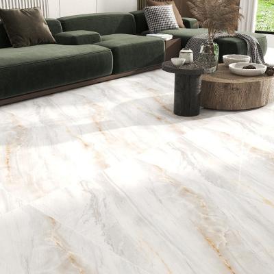 China Glazed Metallic Onyx Marble Flooring Tiles Living Room Natural Prices for sale