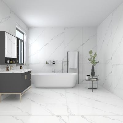 China Bathroom Metallic Shower Tiles Glazed Luxury Marble Design for sale