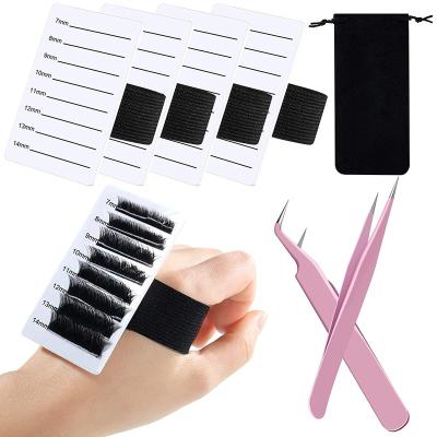 China High Quality Natural Soft Lash Holder Portable Handheld Acrylic Private Label Eyelash Tools Palette With Adjustable Wrist Strap For Make Up Ey for sale