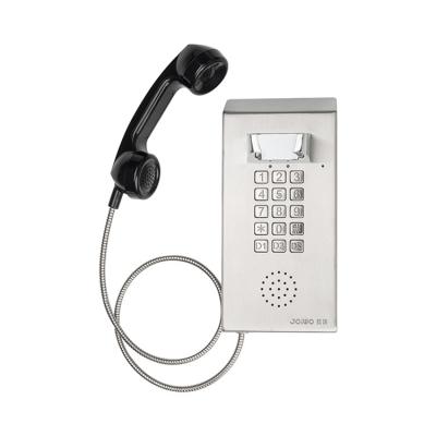 China Stainless Steel Full Body Keyboard Outdoor Rugged Wall Mount VOIP Tethered Phone JWAT906 for sale