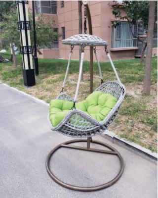 China Strong Outdoor Metal Rattan Wicker Rattan Outdoor Patio Porch Garden Swing Egg Swing Cheap Adult Chair for sale