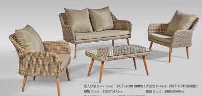 China KD Weather Resistant Style Rattan Furniture Set for sale