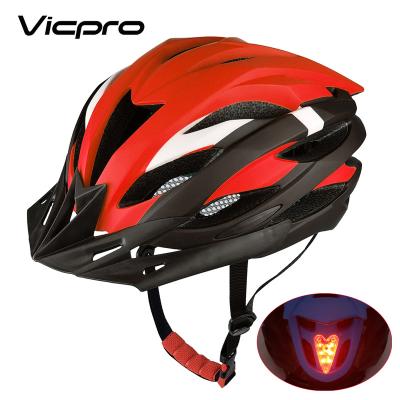 China Road Bike Helmet Factory Safety Sport Bicycle Cycling Cycling Helmets With Led Light for sale