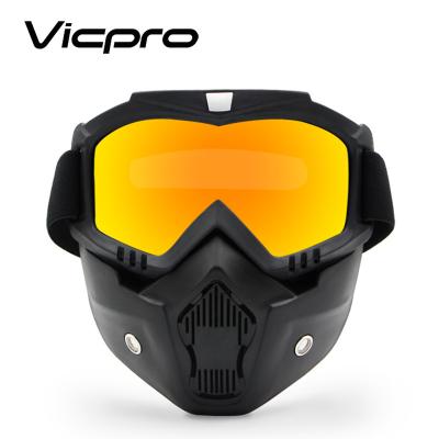 China UV400 Mountain Bike Goggles Windproof Dustproof Ski Snowboard Goggles Safety Eyewear for Off Road Dirt Bike Racing Motocross Motorcycle for sale