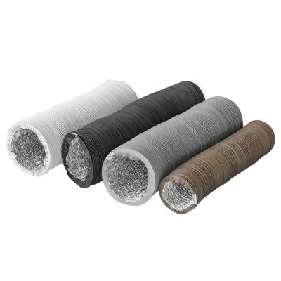 China Flexible Air Conditioning System PVC Duct Pipe 4 Inch Flexible Aluminum Foil Duct for sale