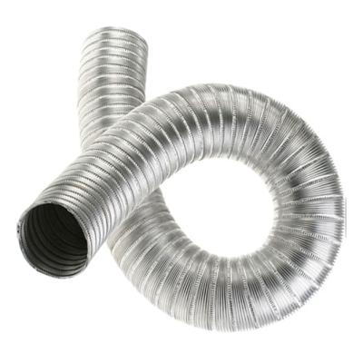 China ERUOPEAN HVAC 25ft Air Intake Propeller Hose Exhaust Built-in Fan Filter CFM Flexible Clothes Dryer Duct Pipe Aluminum Duct for sale