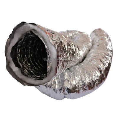 China 150MM x 5M Modern R1.5 Acoustic Silver Insulated Duct Ductwork 150MM x 5M for sale