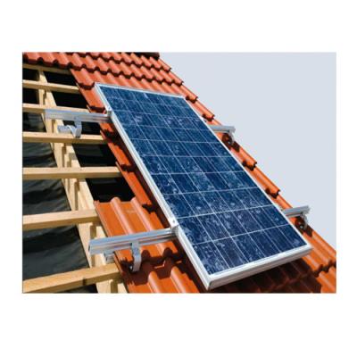 China Easy Install Solar Roof Mounting Structure Trapezoid Sheet Metal Metal Pitched Solar Roof Brackets for sale