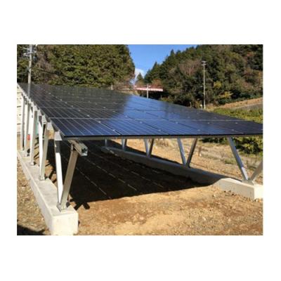 China Easy Install Brackets Manufacturer Solar Pv System Carport Mounting System With Ground Screw for sale