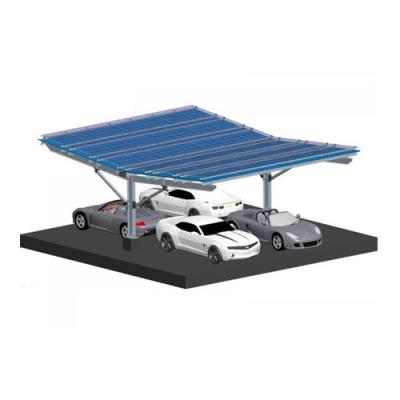 China Easy To Install To Custom Design Aluminum Solar Parking Lot Rack System For Various Parking Lot for sale