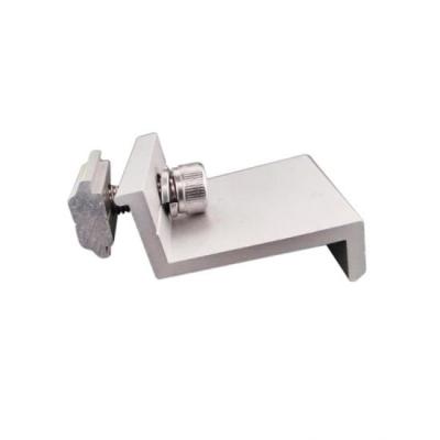 China Anti - Corrosion High Quality Aluminum Solar End Clamp For Metal Roof Solar Panel Mount for sale