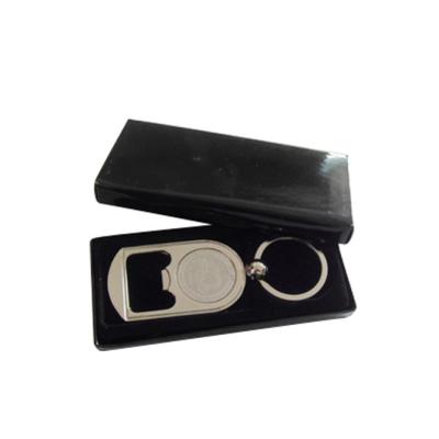 China Europe Laser Engraving Zinc Alloy Beer Opener Key Chain With Gift Box for sale