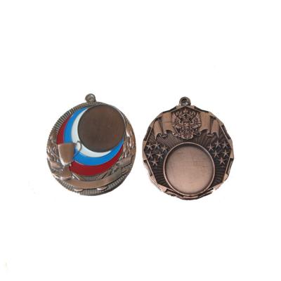 China Custom Blank Europe Russia Souvenir 50mm Metal Iron Medal for sale