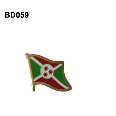 China Europe Customized Flag Enamel Metal Gold Badge for sale