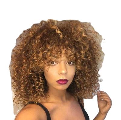 China Widely Used Synthetic Hair Special Design Hair Curl African Wigs for sale