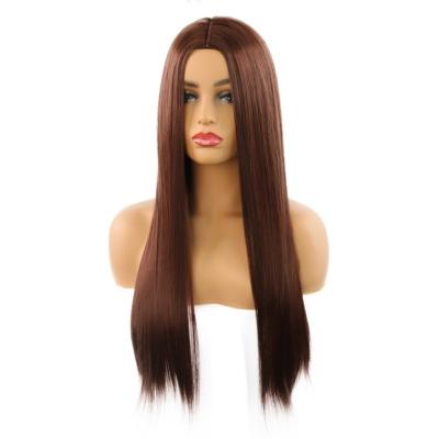 China Synthetic Hair Guaranteed Quality Suitable Prices Long Straight Wig for sale