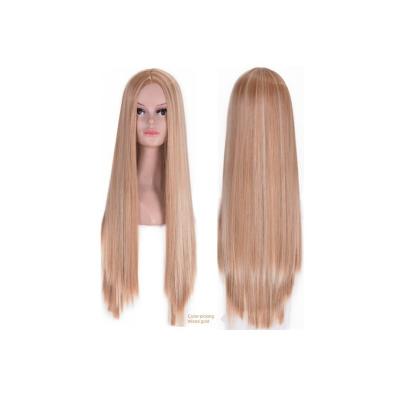 China 2021 Top Quality High Temperature Silk Widely Used Synthetic Hair China Human Women Wig for sale