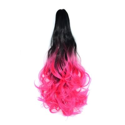 China Good Quality Cheap Hot Selling Emb Emb Ponytail Wig High Temperature Silk With Bang for sale