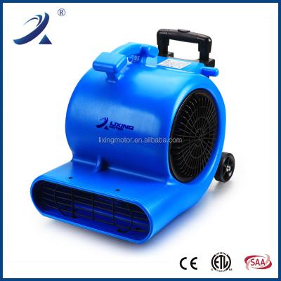 China Powerful motor handle and plastic wheel carpet dryer / air motor for sale