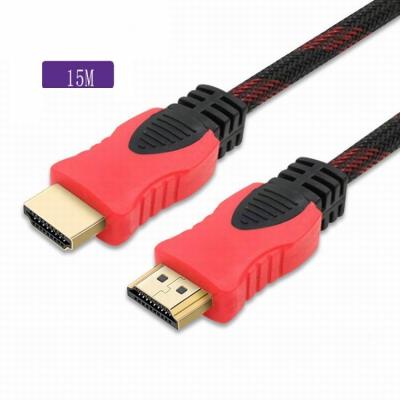 China Camera Wholesale 15M High Speed ​​Gold Plated HDTV Cable 3d 1080p 1.4 HDTV Cable for sale