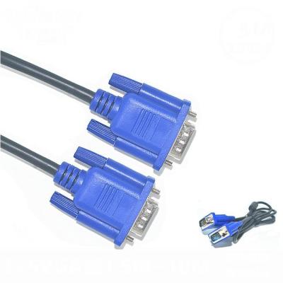 China Wholesale High Speed ​​COMPUTER Factory OEM 3+4 3+5 3+6 4+5 VGA Cable 1.5m Cable Male To Male OEM Computer VGA Cable for sale