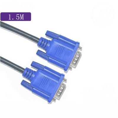 China High Speed ​​COMPUTER Hot Sale 1.5M Silver Plated Male To Male 3+5 VGA Cable for sale