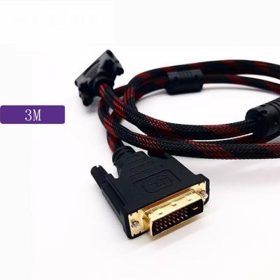 China Hot Sale 3M Gold Plated COMPUTER Male to Male 1080P DVI 24+1 Pin DVI Cable for sale