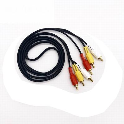 China DVD Player OEM High Grade RCA Cable Male To 3RCA Male Stereo To 3RCA Video AV Audio Cable for sale