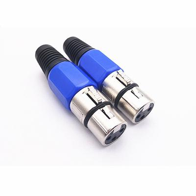 China audio & High Quality Video Mini Microphone Cable Xlr Connector Right Angle Cannon Plug for sale