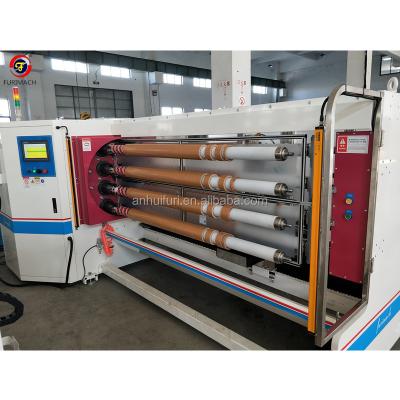 China eight shafts duct tape cutting machine/adhesive tape roll cutting machine for sale